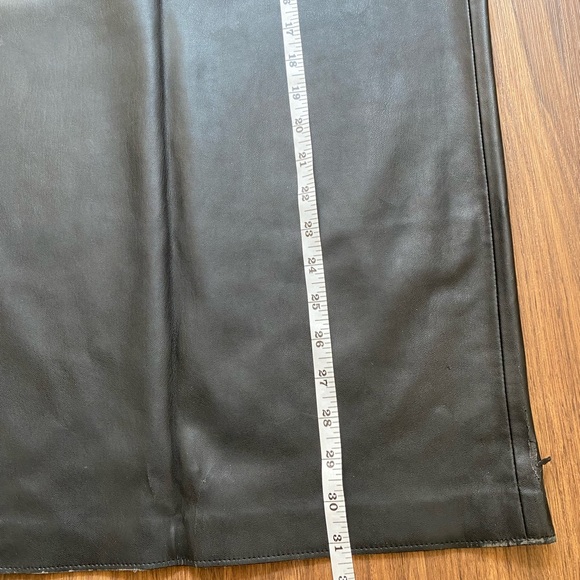 Zara Woman Faux Leather Midi Pencil Skirt - Picture 14 of 14